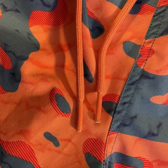 Vineyard Vines Swim Trunks Adult L Pink Blue Lined Board Shorts Hiking Fish Mens - Picture 4 of 8